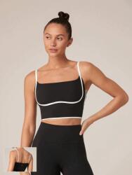 Shein Fekete Sportos Felső Vállpántokkal Sima L 1MC (st2405079131276765)