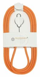 quandes Cablu date USB-C-C 60W, 1M, orange Compatibil cu iPhone17 pro, 17 pro max, QUANDES®