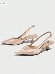 Shein Elegáns Fényes Flip-flop Papucs Mandula Orral 40 1