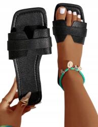 Shein Fekete Klasszikus Női Flip-flop Papucs 41 1HE Derékpánttal