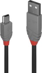 Lindy Cablu Lindy 3m USB 2.0 Type A to Mini B (LY-36724) - qwerty-vision
