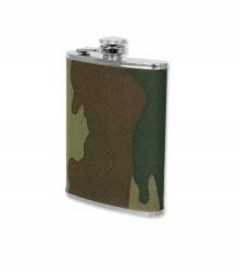 Mil-Tec Csípő Lombik rozsdamentes acélból 220ml Woodland (14521020)