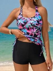 Shein Színes Bikini Virágmintával És Megkötős L 1