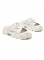 Karl Lagerfeld Fehér Női Flip-flop Papucs Lánccal Valódi Bőr 40 I1B