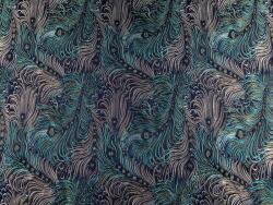 Stoklasa Jacquard szövet ruházathoz és dekorációhoz, türkizkék, 1 m (920364_280008_156294)
