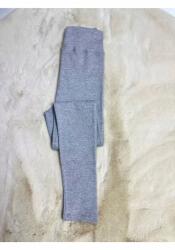Sima Szürke Női Leggings Magas Derekú, Bordázott XXL 5IA (TAYT00001/Gri)