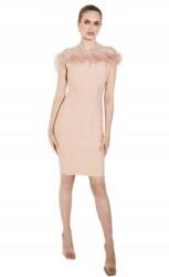 Karen Millen Rózsaszín Ruha Elegáns Esküvői Kötöző Xs