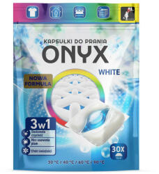 ONXY ONYX 3 az 1-ben folyékony mosókapszula fehér ruhákhoz (30 db) (4262466443098)