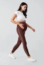 Sima Kismama Leggings Fehér Sport Övvel XXL 5IA