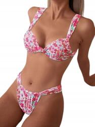Shein Kétrészes Fürdőruha Bikini Virágmintás L L9G