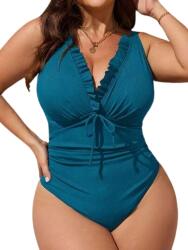 Shein Egyrészes Fürdőruha Plus Size Fodros 50 1HA