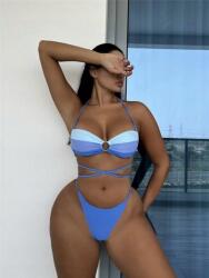 Shein Kék Fürdőruha Bikini Kétrészes L