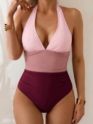 Shein Rózsaszín Egyrészes Fürdőruha Tummy Control XL 1MA