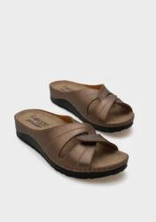  Női Flip-flop Papucs Casual Öko Bőrből Bézs 39 5HA