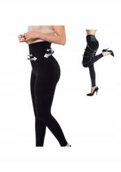  Fekete Magas Derék Karcsúsító Leggings Modellezett L 5IA (SS0035.1/SIYAH)