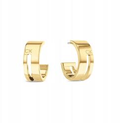 Calvin Klein Women's Geometric C Shape Earrings in Yellow Gold 35000676 (35000676)