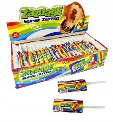  Tutti Frutti tetováló nyalóka Zazuage 50db (96058)