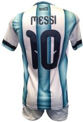 Argentin Focimez nadrággal Replika Argentin Messi v. kék-fehér csíkos 116