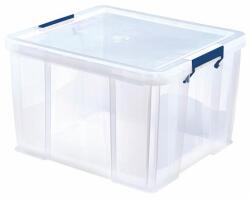 Fellowes Műanyag tároló doboz, átlátszó, 48 liter, FELLOWES, "ProStore (7730901) - csillag