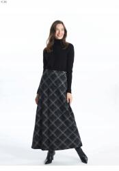 ELEGANCKI LC Waikiki Hosszú Kockás Szoknya Melange Stílus 46 5IA