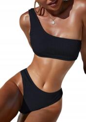 Shein Fürdőruha Bikini Fekete Kétrészes Nyári L L9G