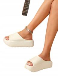 Shein Női Cipő Krémszínű Bebújós Flip-flop Papucs 36-36, 5 1_A