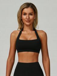 Shein Fekete Sportos Felső Széles Vállrésszel 1MA (st25071032686390828y)