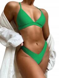 Shein Kétrészes Zöld Fürdőruha Bikini Basic M Ł7F