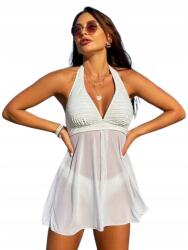 Shein Fürdőruha Bikini Kétrészes Fehér