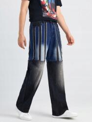 Shein IC77305 Shein Csíkos Férfi Farmer Nadrág Széles Baggy (20) XXL