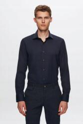 D'S Damat Sima Sötétkék Férfi Slim Hosszú Ujjú Ing XXL 5IA (7HF02ORT02100/Lacivert)