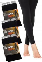  Fekete Sima Női Leggings Thermo Puha Sportos 2XL/3XL 5IA