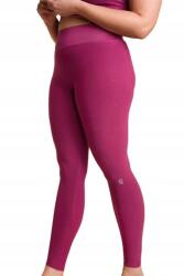 Sima Női Leggings Magas Derék Bordó Csíkokkal S 5IA (OX-PUSH/Koyu Pembe)