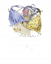 Shein 2 Pack Fürdőruha Felső Többszínű Xxs 1MA