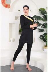Sima Fekete Hosszú Leggings Basic M 5IA (TYT03/siyah)