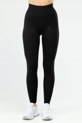  Fekete Női Leggings Magas Derekú, Áttört Betétekkel L 5IA (SSD-0024/Siyah)