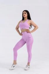 Sima Sport Leggings Lila Színben, Magas Derekú M 5IA (102/Pembe)