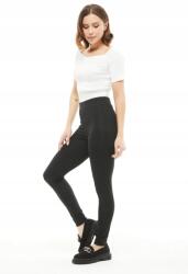 Sima Fekete Magas Derekú Női Leggings 6XL 5IA (41035319688/Siyah)