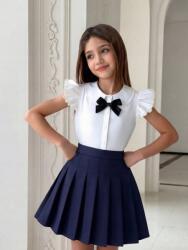 Shein Sötétkék Gyerek Rövidnadrág Casual Fodrokkal 170CM 1MA