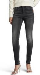G-Star RAW Fekete Slim Farmernadrág Kopásálló És Magas Derekú 27/28 7FA