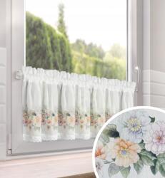 Eurofirany Irigy Hónaljmirigy Flowery 30x150 fehér lila virágmintás Alagút (487705)