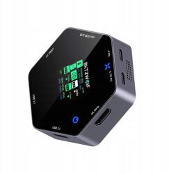 BlitzWolf Dokkoló állomás 8in1 Blitzwolf BW-TH16 Usb-c Pd 100W Hdmi 4K60Hz LCD Sd/tf (BW-TH16)