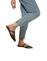 Shein Női Flip-flop Papucs Fekete Díszített Bebújós 36-OS