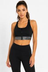 Guess Veda Active Top - sportos női felső cipzárral, fekete, S-es méret (7621701126733)