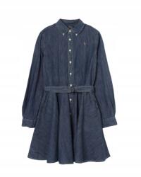 Ralph Lauren Bő Szabású Farmer Ruha Övvel 152 K_a