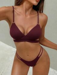 Shein Bordó Kétrészes Fürdőruha M 1MA - allegro - 5 055 Ft