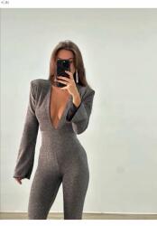 ELEGANCKI Testhezálló Overál Fényes M 5IA Anyagból