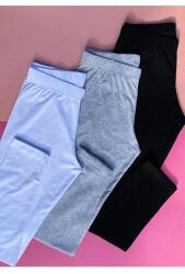 Sima Női Leggings Többszínű Elasztikus Derékrésszel 3XL 5IA