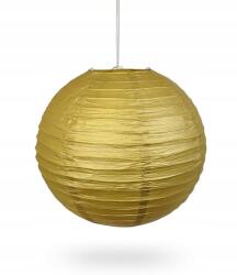 2PW Papír lampion arany 25cm PartyDeco esküvői dekoráció (LAP25-019)