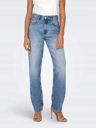 Only Farmer Mom Jeans Magas Derekú Kék Kopásálló 28/32 7FA